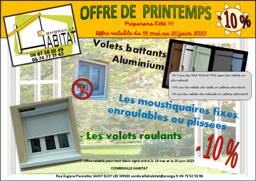 PROMO de Printemps !